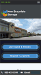 Mobile Screenshot of newbraunfelsstorage.com